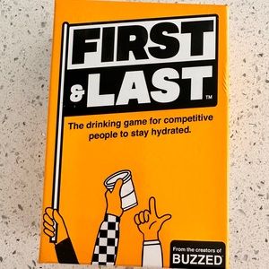 First & Last by Buzzed - The Competitive Drinking Game - Drinking Games Adults
